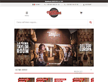 Tablet Screenshot of centrochitarre.com